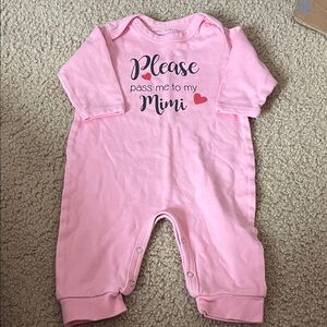Pink Baby Bodysuit